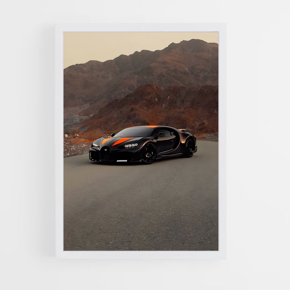 Poster Chiron super – affiche Bugatti (vue 3)